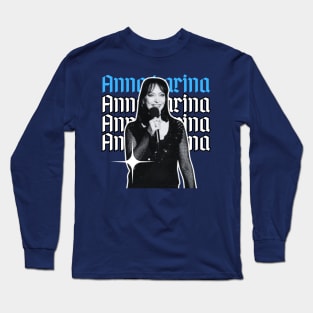 Anna karina x retro style Long Sleeve T-Shirt